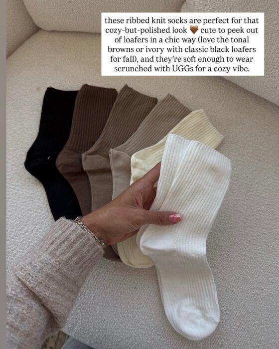 christine andrew's fall socks from amazon